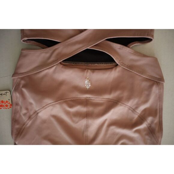 FP Movement OB1449134 Women Sz XS Mauve Swoon Back It Up One Piece Jumpsuit - Picture 7 of 13